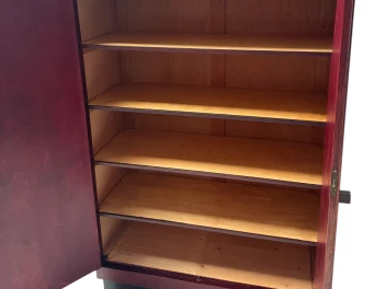 Art Deco Modernist Armoire by A.H. Jansen for L.O.V. Oosterbeek, 1920s